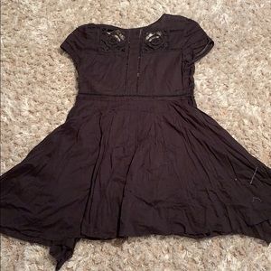 Free People Dresses - Free people black short sleeve dress Free People Dresses - Free people black short sleeve dress